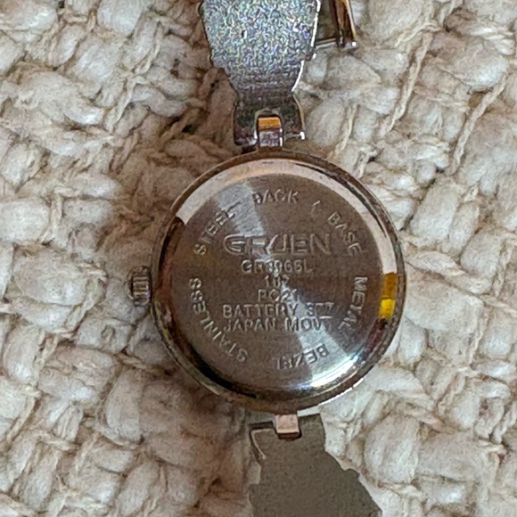 Gruen Red and Gold Enamel Lady Bug Watch Bracelet - Picture 10 of 14